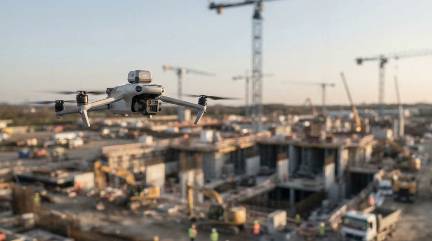 Why Has Drone-Based Construction Site Monitoring Become the Standard?